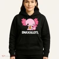Snaxalotl Funny Axolotl Pizza Cute Axolotl Hoodie thumb 5