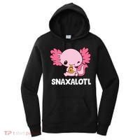 Snaxalotl Funny Axolotl Pizza Cute Axolotl Women's Hoodie thumb 0