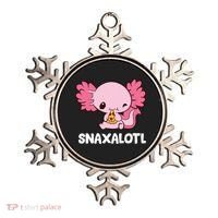 Snaxalotl Funny Axolotl Pizza Cute Axolotl Ornament thumb 0