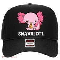 Snaxalotl Funny Axolotl Pizza Cute Axolotl Hat thumb 0