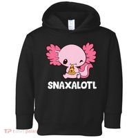 Snaxalotl Funny Axolotl Pizza Cute Axolotl Toddler Hoodie thumb 0