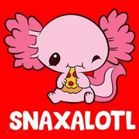Snaxalotl Funny Axolotl Pizza Cute Axolotl Santa Hat thumb 1