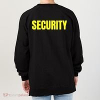 Security Front And Back Print Staff Event Uniform Bouncer Women's Sweatshirt thumb 1