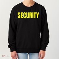 Security Front And Back Print Staff Event Uniform Bouncer Women's Sweatshirt thumb 0