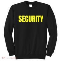 Security Front And Back Print Staff Event Uniform Bouncer Sweatshirt thumb 0