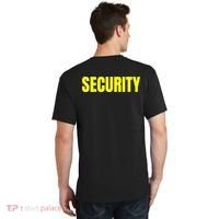 Security Front And Back Print Staff Event Uniform Bouncer T-Shirt thumb 1