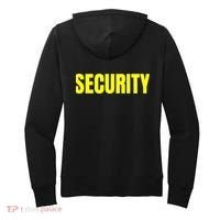 Security Front And Back Print Staff Event Uniform Bouncer Women's Hoodie thumb 1