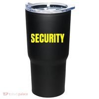 Security Front And Back Print Staff Event Uniform Bouncer Tumbler thumb 1