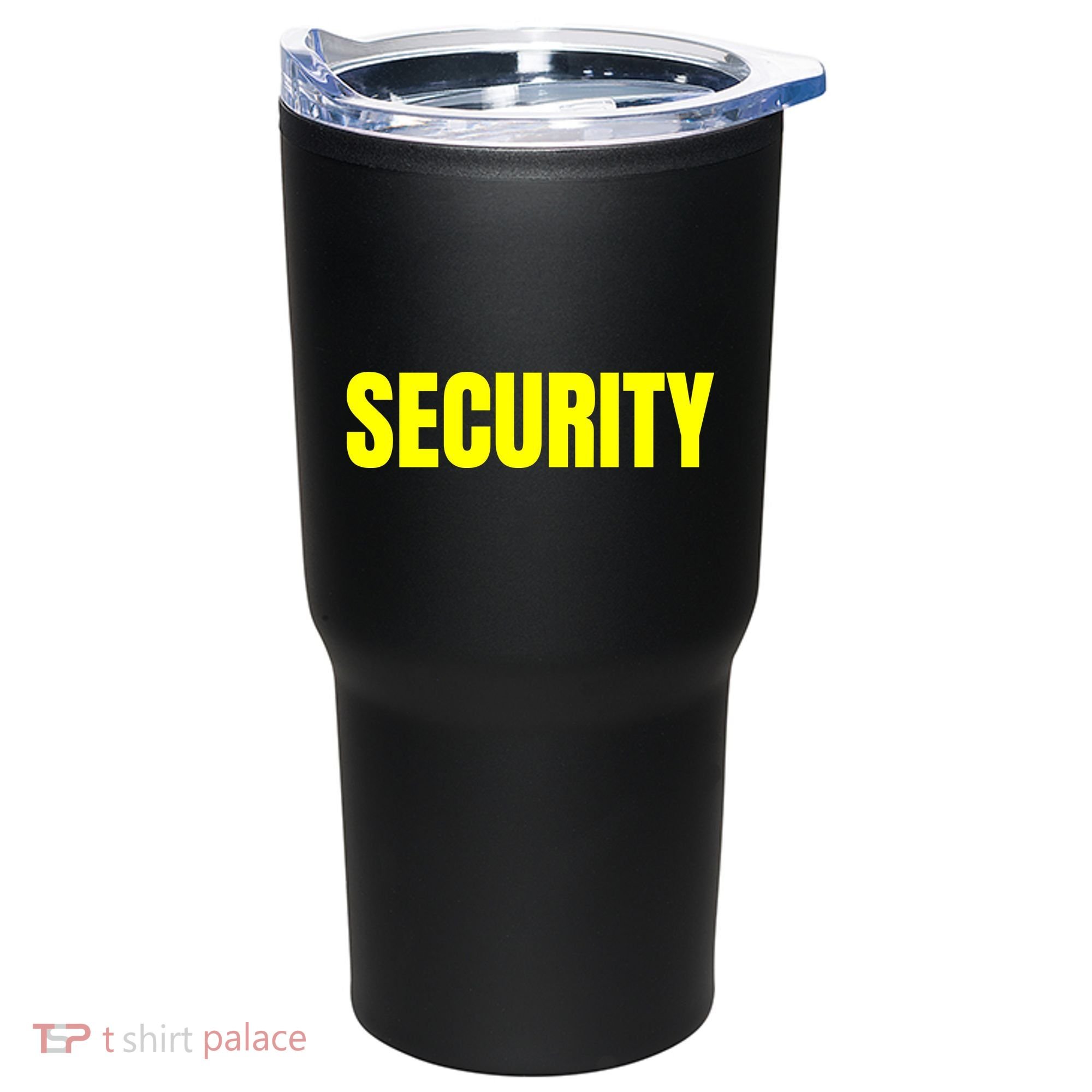 Security Front And Back Print Staff Event Uniform Bouncer Tumbler