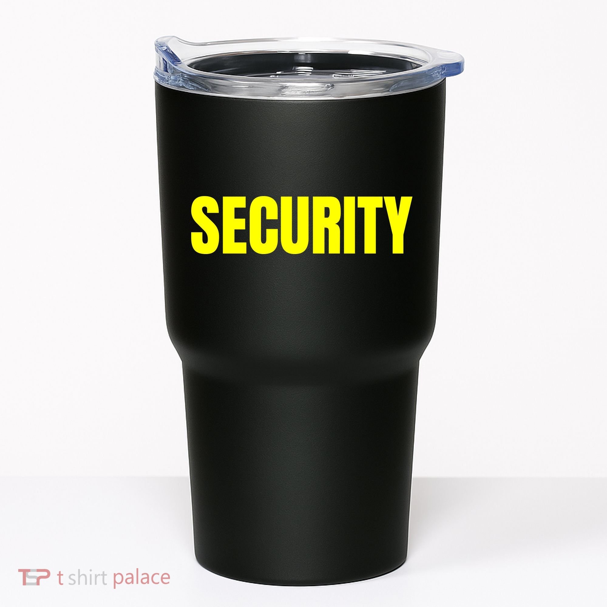 Security Front And Back Print Staff Event Uniform Bouncer Tumbler