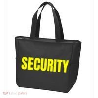 Security Front And Back Print Staff Event Uniform Bouncer Tote Bag thumb 3