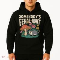 Somebody's Feral Aunt Hoodie thumb 2