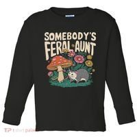 Somebody's Feral Aunt Toddler Long Sleeve Shirt thumb 0