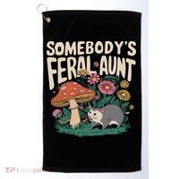 Somebody's Feral Aunt Golf Towel thumb 0