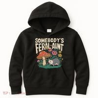 Somebody's Feral Aunt Kids Hoodie thumb 0