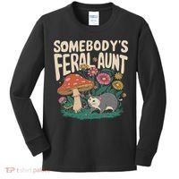 Somebody's Feral Aunt Kids Long Sleeve Shirt thumb 0