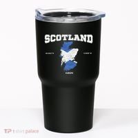 Scottish Flag And Map Scotland Coordinates Tumbler thumb 0