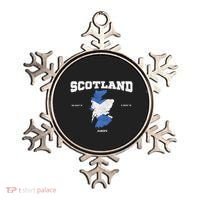 Scottish Flag And Map Scotland Coordinates Ornament thumb 0