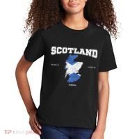 Scottish Flag And Map Scotland Coordinates Kids T-Shirt thumb 2
