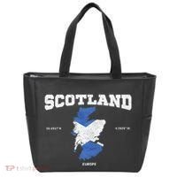 Scottish Flag And Map Scotland Coordinates Tote Bag thumb 0