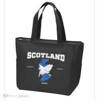 Scottish Flag And Map Scotland Coordinates Tote Bag thumb 3