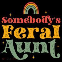 Somebody's Feral Aunt   Kids Sweatshirt thumb 2
