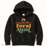 Somebody's Feral Aunt   Kids Hoodie thumb 0