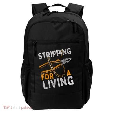 Stripping For A Living Electrician Work Electrical Worker Backpack