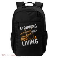 Stripping For A Living Electrician Work Electrical Worker Backpack thumb 0