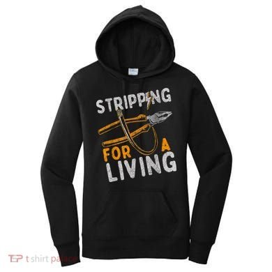 Stripping For A Living Electrician Work Electrical Worker Women's Hoodie