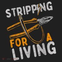 Stripping For A Living Electrician Work Electrical Worker Tumbler thumb 3