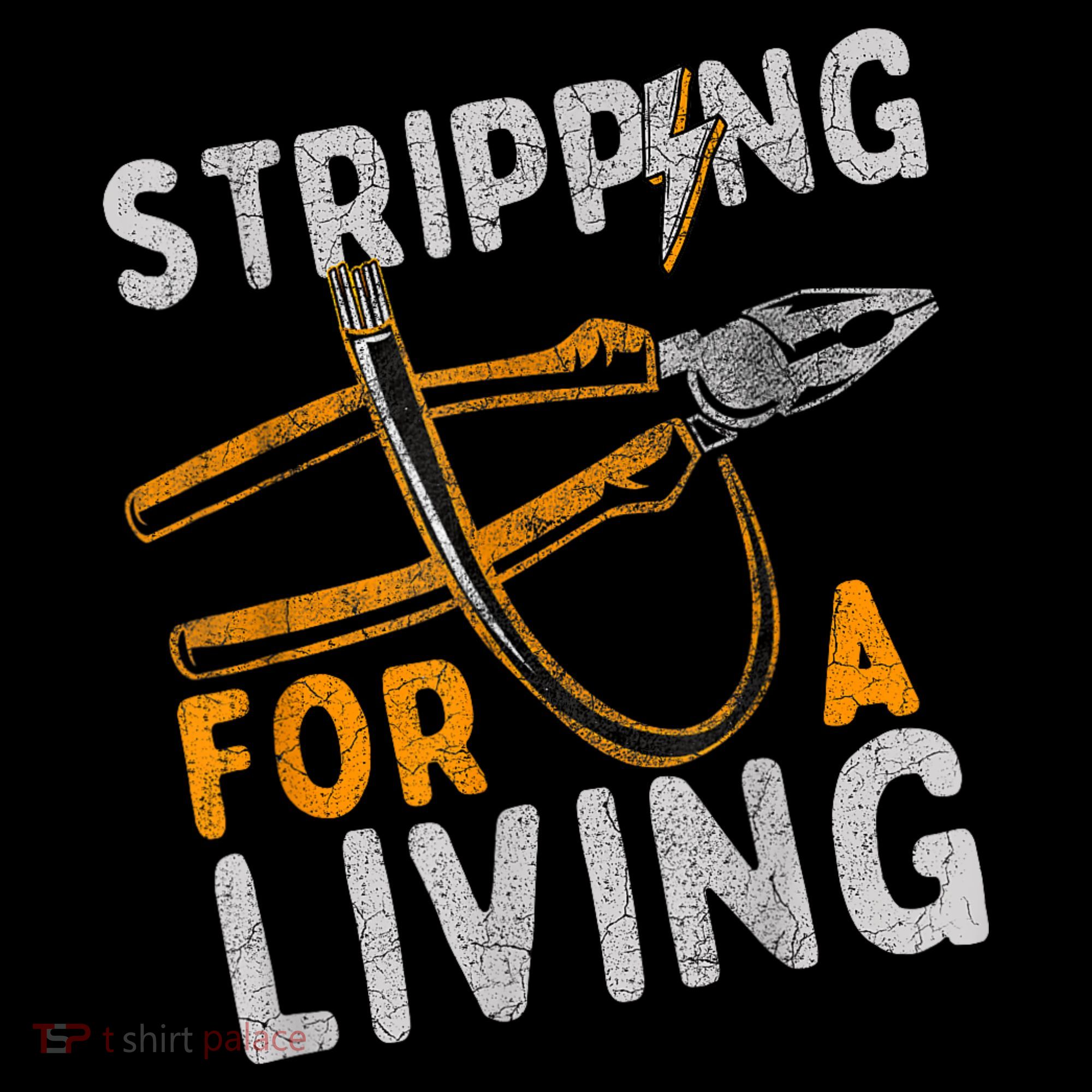 Stripping For A Living Electrician Work Electrical Worker Tote Bag