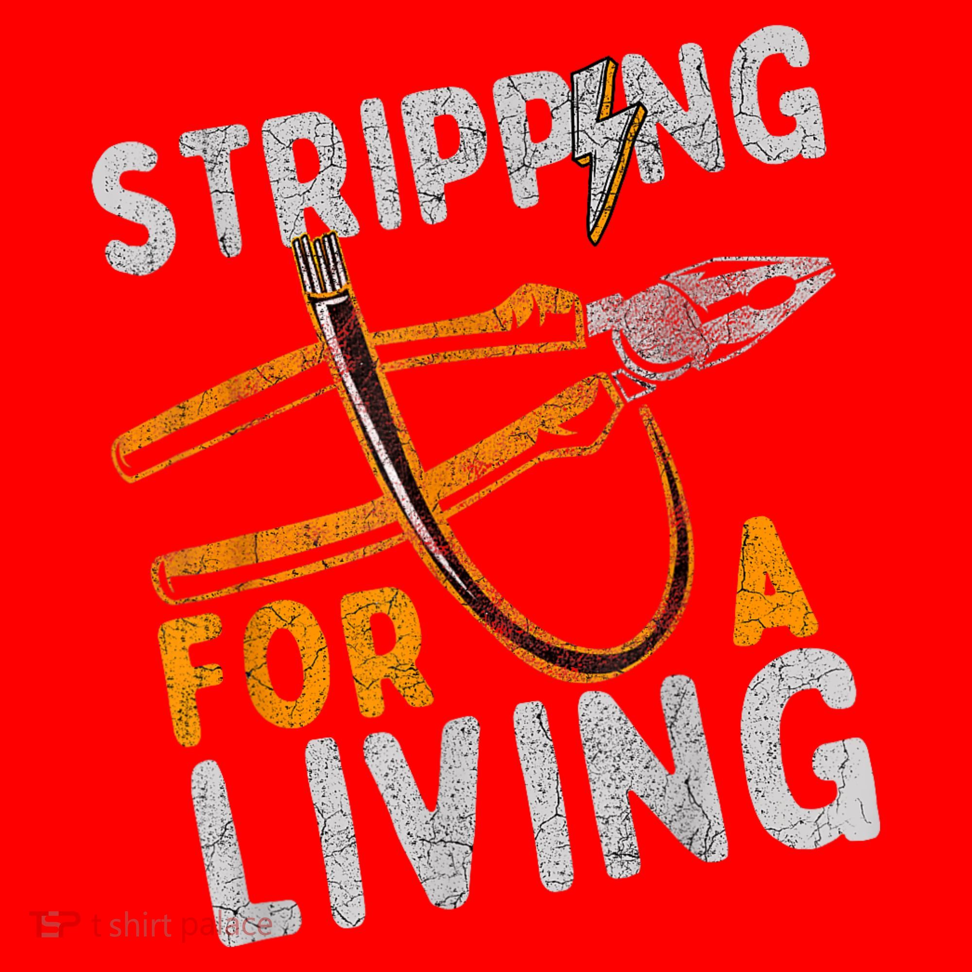 Stripping For A Living Electrician Work Electrical Worker Santa Hat