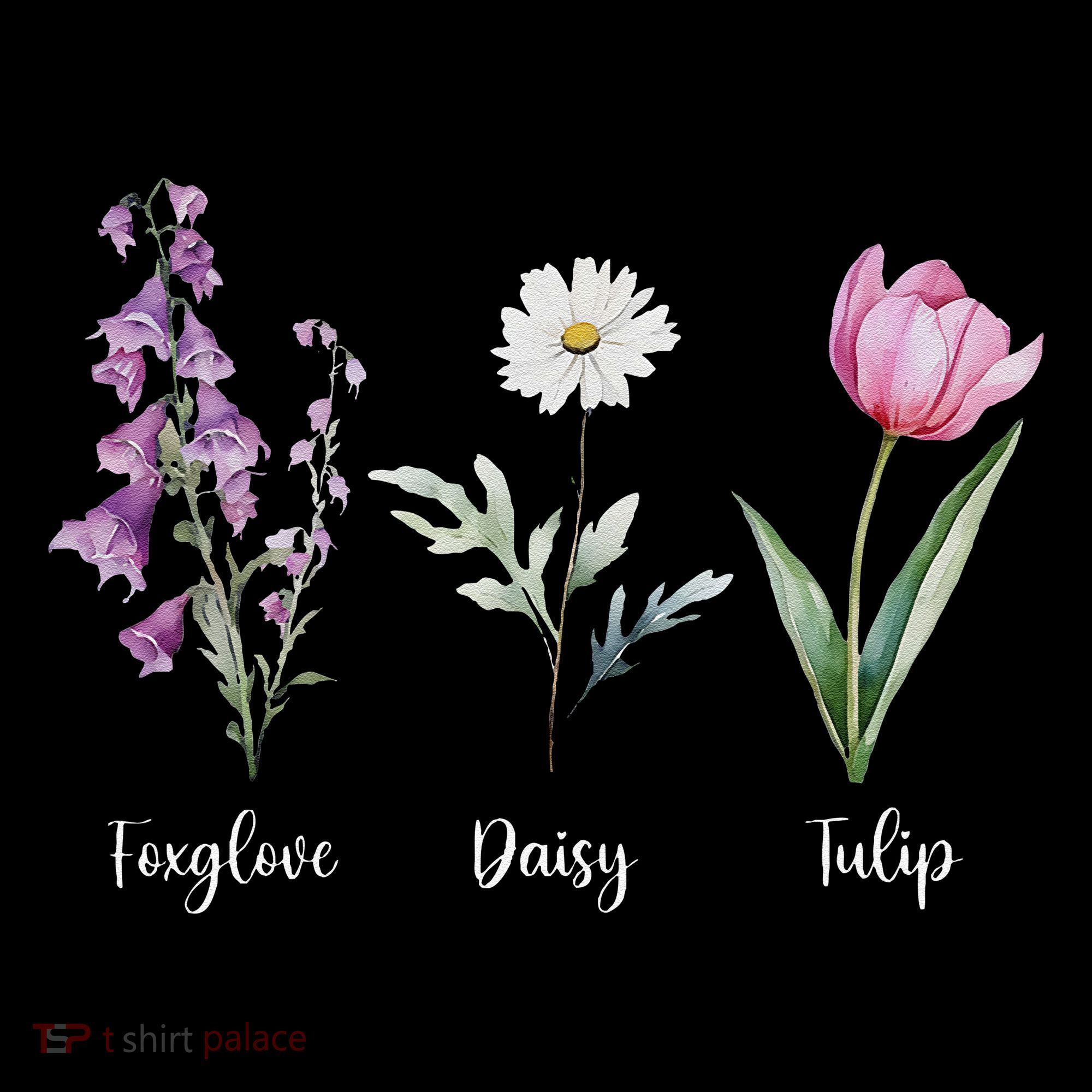 Subtle Floral Anti Trump Flowers Foxglove Daisy Tulip Funny Coffee Mug