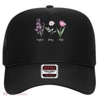 Subtle Floral Anti Trump Flowers Foxglove Daisy Tulip Funny Hat thumb 0
