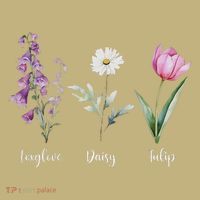 Subtle Floral Anti Trump Flowers Foxglove Daisy Tulip Funny Mousepad thumb 1