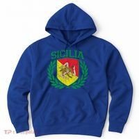 Sicilia Flag And Shield With Trinacria Sicily Gift Hoodie thumb 0