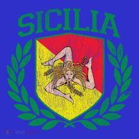 Sicilia Flag And Shield With Trinacria Sicily Gift Toddler Hoodie thumb 2