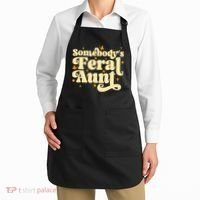 Somebody's Feral Aunt Funny aunt  Apron thumb 2
