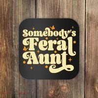 Somebody's Feral Aunt Funny aunt  Coaster thumb 0