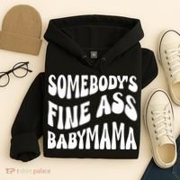 Somebodys Fine Ass Baby Mama Cute Hoodie thumb 4