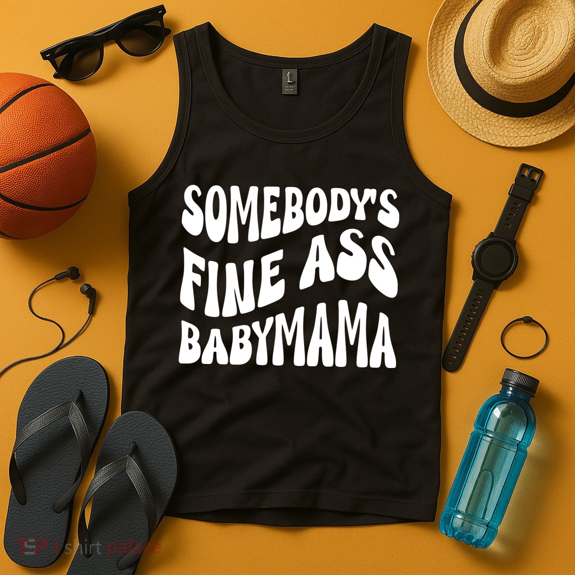 Somebodys Fine Ass Baby Mama Cute Tank Top