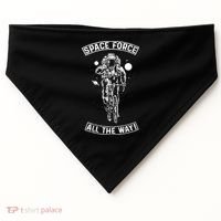 Space Force All The Way USA-Made Doggie Bandana thumb 0