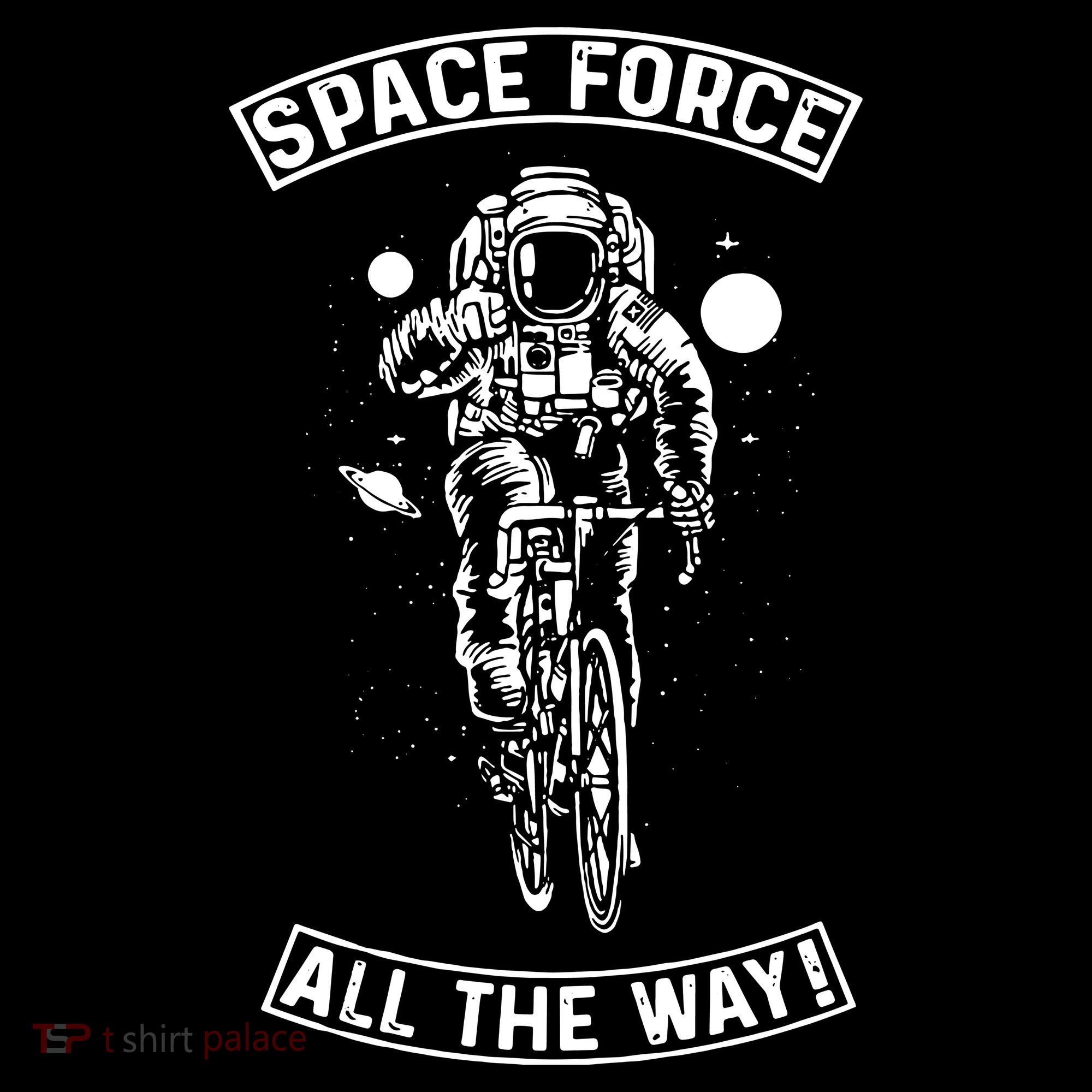 Space Force All The Way USA-Made Doggie Bandana