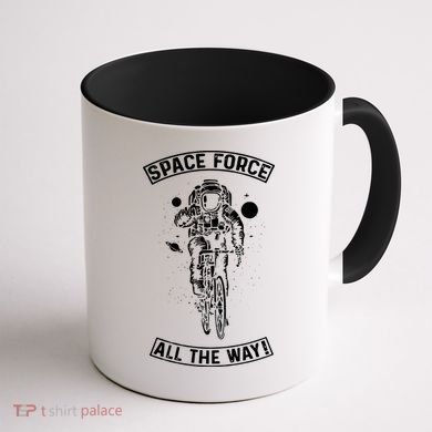 Space Force All The Way Coffee Mug back
