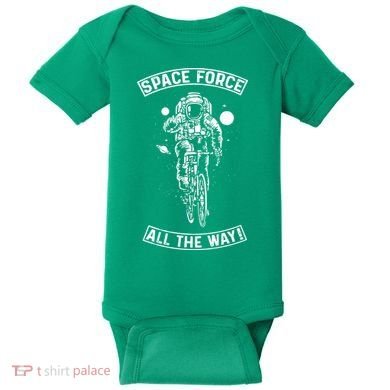 Space Force All The Way Baby Bodysuit