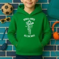 Space Force All The Way Kids Hoodie thumb 2