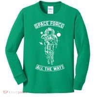Space Force All The Way Kids Long Sleeve Shirt thumb 0