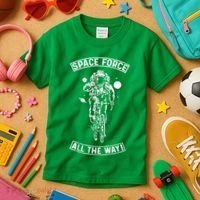 Space Force All The Way Kids T-Shirt thumb 3
