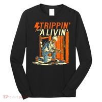Stripping For A Living Electrician Work Electrical Worker Long Sleeve Shirt thumb 0